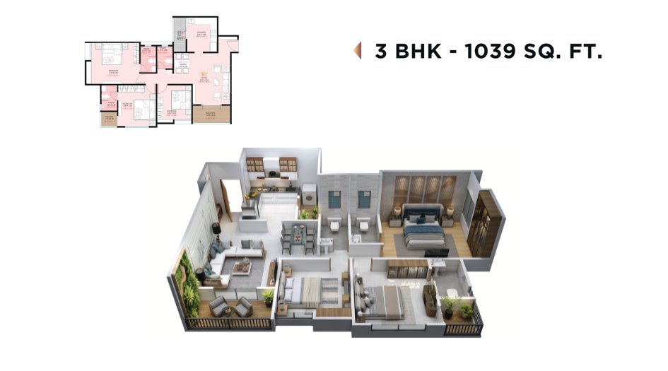 Eternity-Towers-Floor-Plan-3-BHK-1039-Sqft